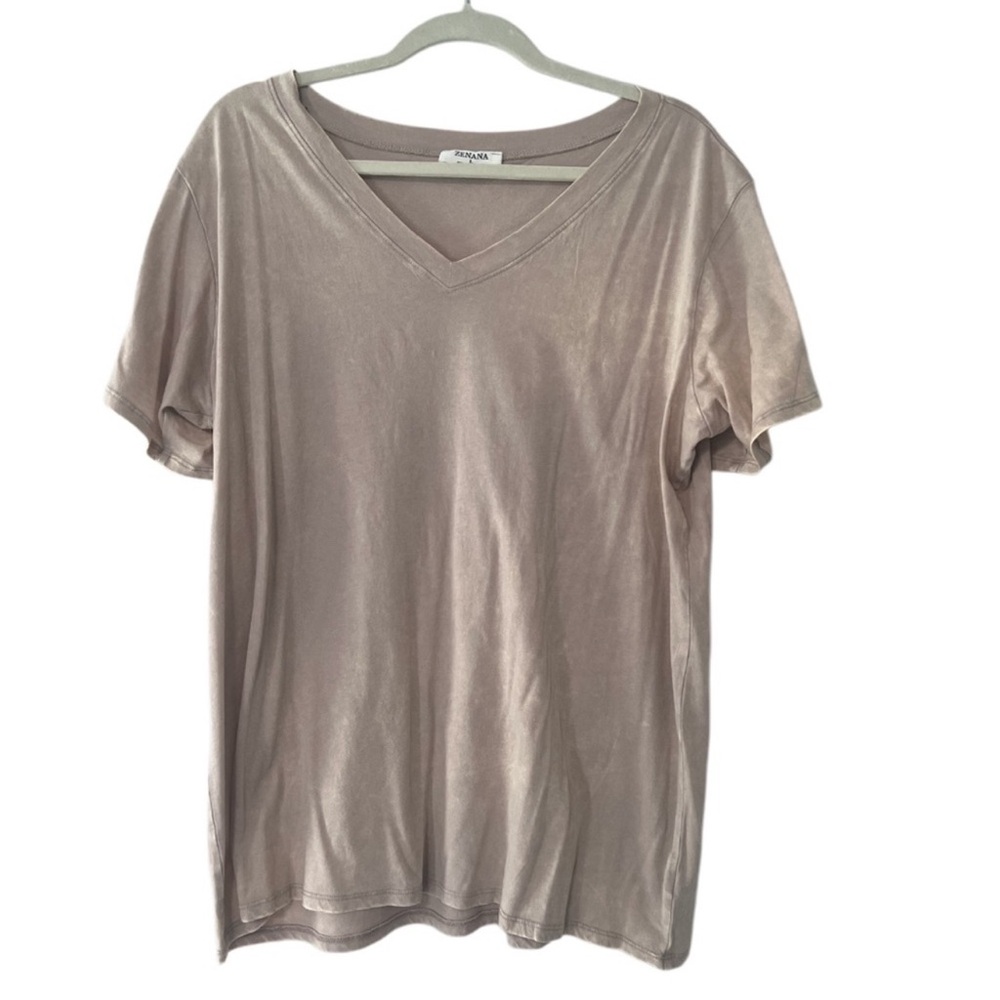 Ash Mocha Acid Wash Top
